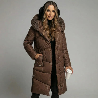 Stylish Long Insulated Winter Coat