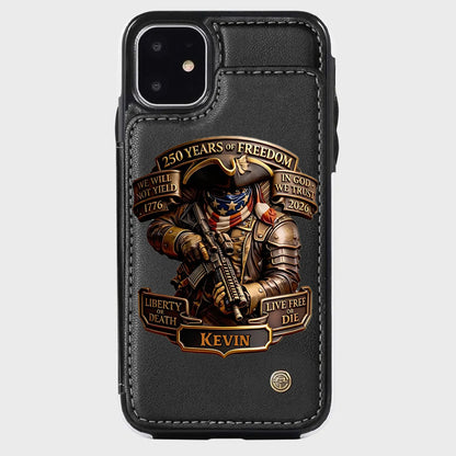 Live Free Tribute 250 Years Custom Wallet Phone Case - BundleWear