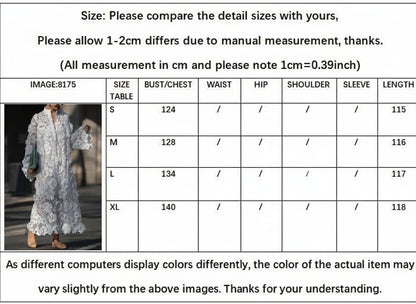 Florentine lace maxi dress