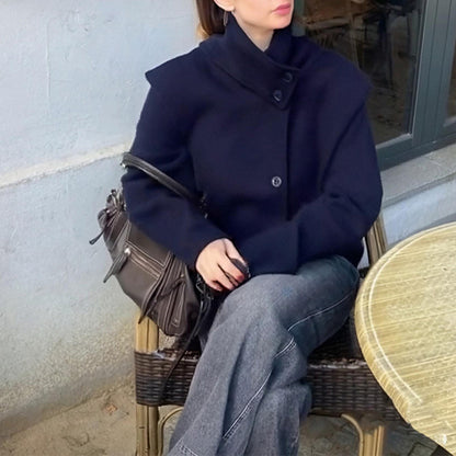 Clarissa Wool Coat High Neck