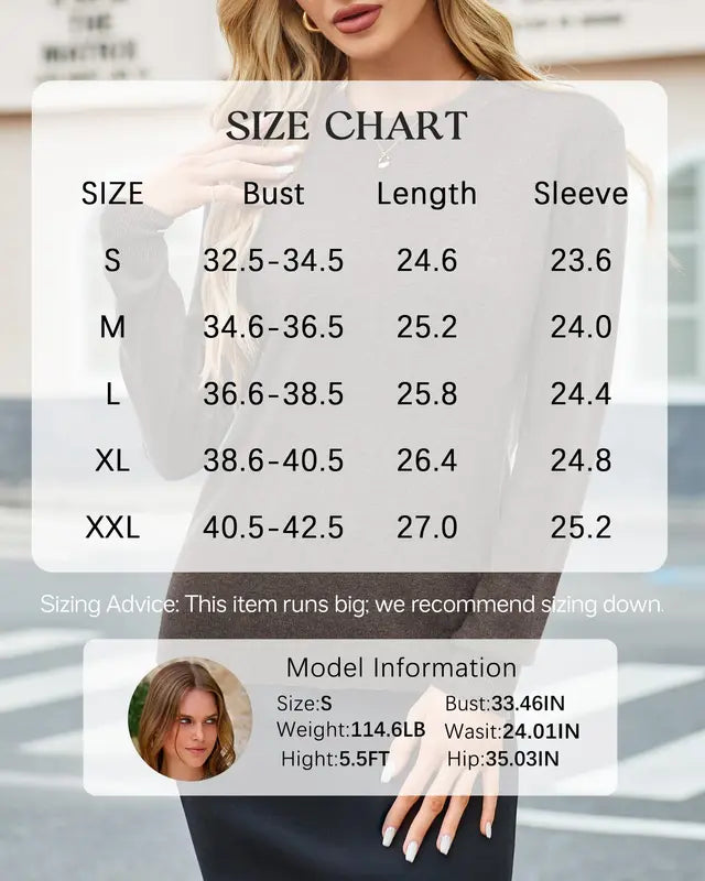 Ladies' Spring Fashion Wool Blend Sweater