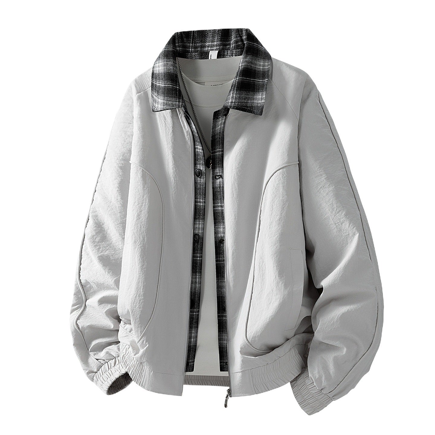 Harrington Faux Two-Piece Jacket