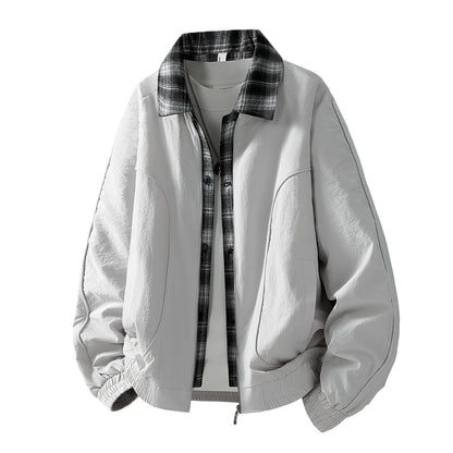 Harrington Faux Two-Piece Jacket