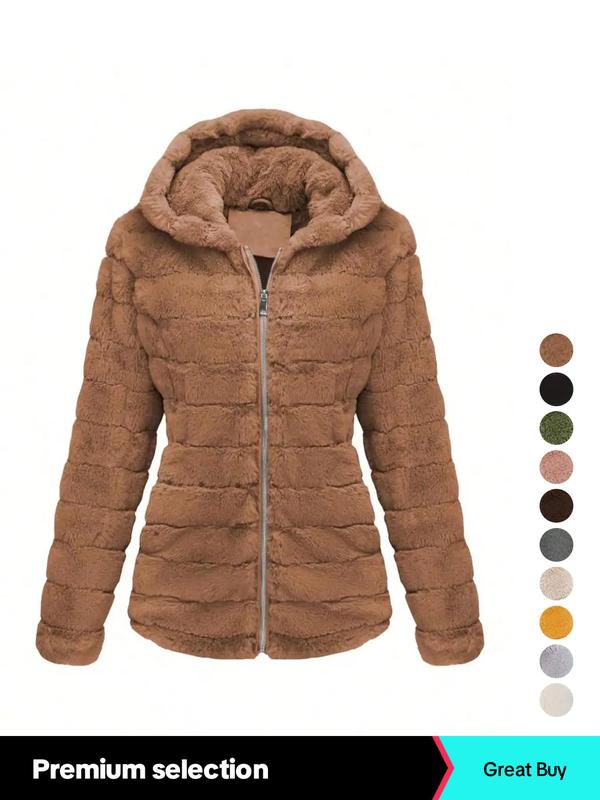 Ladies' Faux Fur Coat - MATCHING MASTER