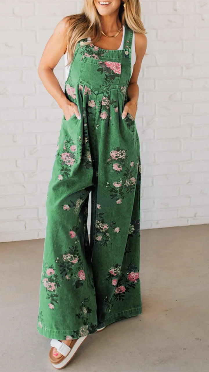 Ana™ Retro-Bloom Palazzo Jumpsuit