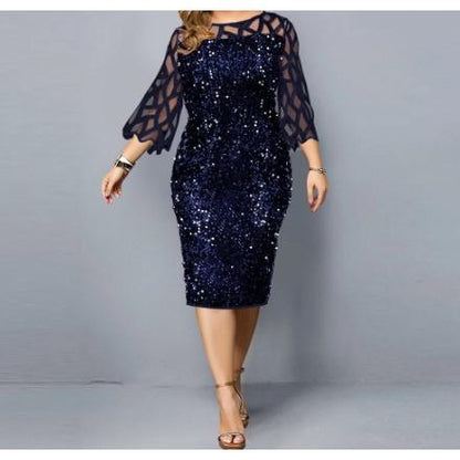 Plus Size Pang-party Dress