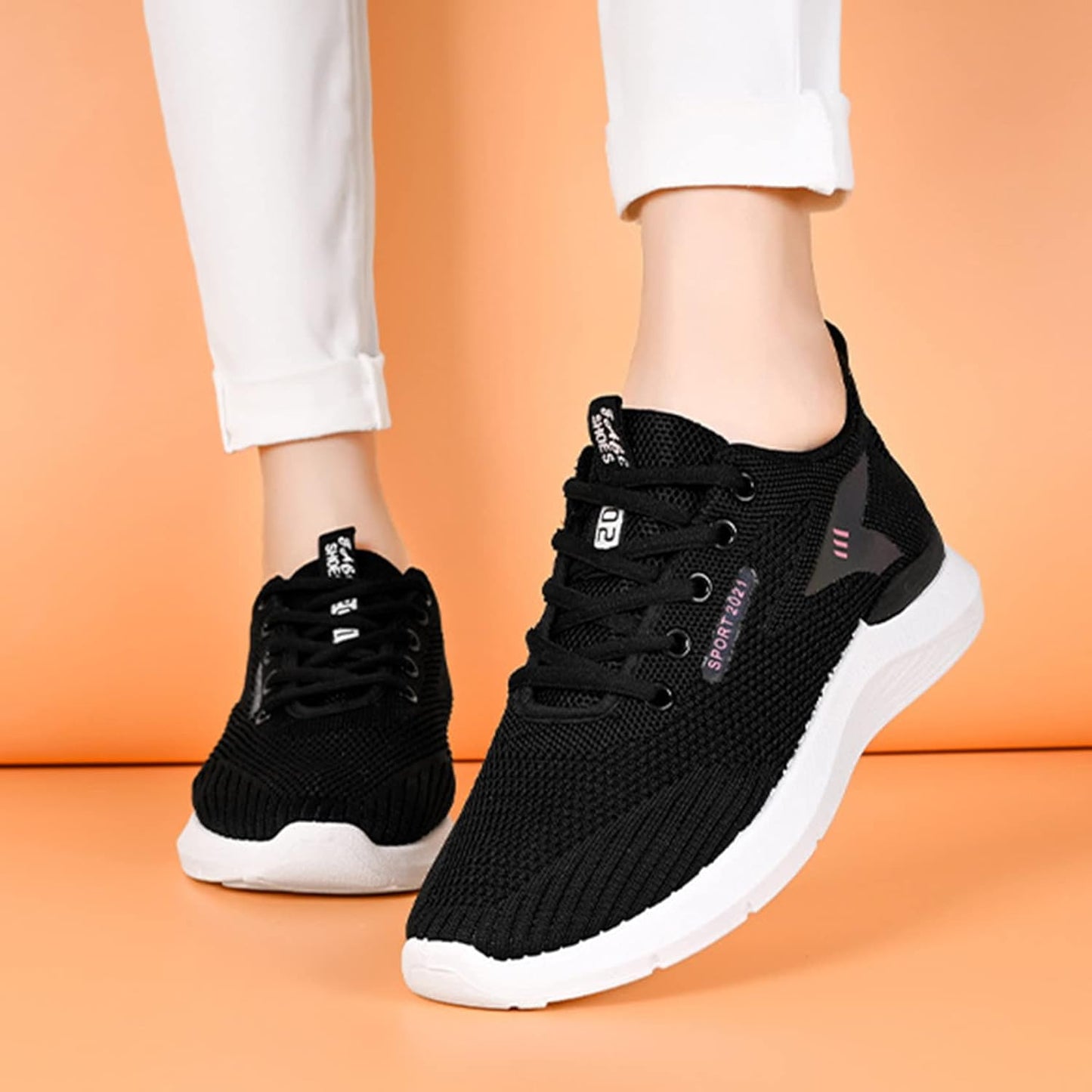 Spring And Summer Women's Sneakers Breathable Non-slip All-match Casual Running Shoes