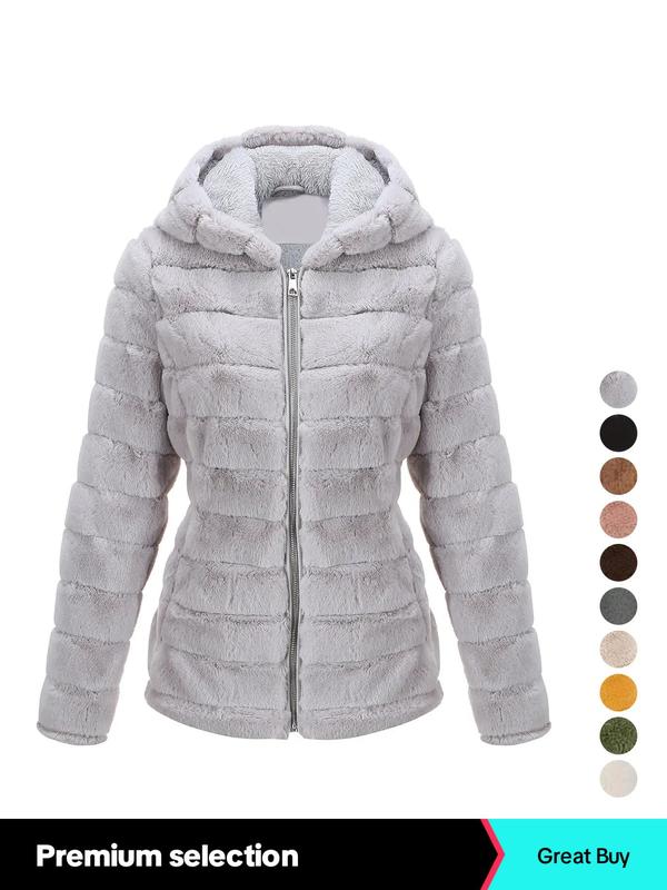 Ladies' Faux Fur Coat - MATCHING MASTER