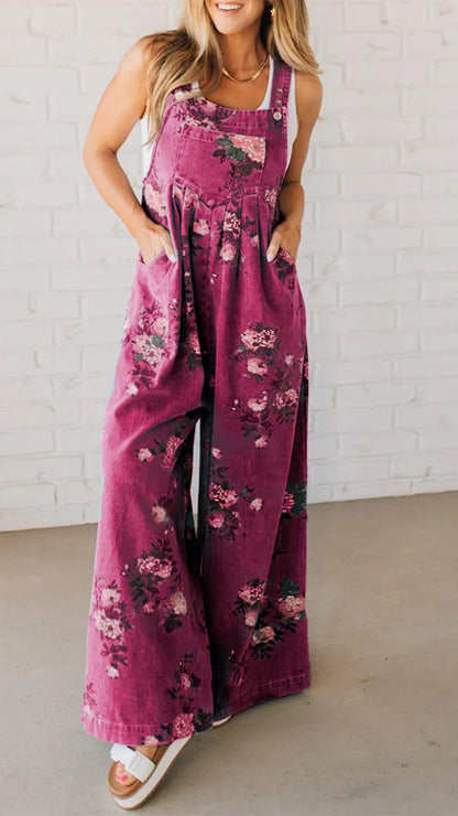 Ana™ Retro-Bloom Palazzo Jumpsuit