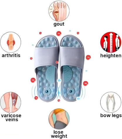 Reflexology Foot Massager Sandals - Circulation Slippers Reflexology Acupressures Sandals | Acupoint Stimulation Massage Slippers Shoes