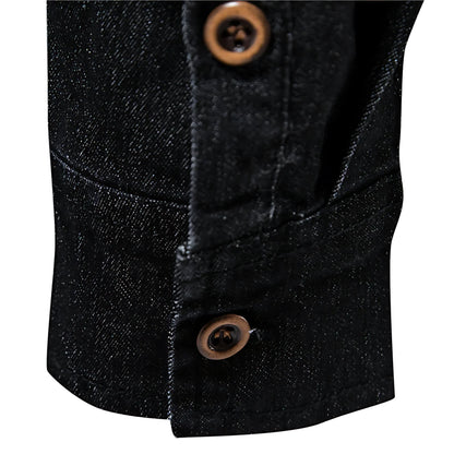 AdaptiveFit Cotton Denim Shirt: Men's Fit