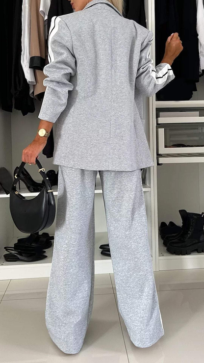 Women's Formal Lapel Long Sleeve Casual Suit