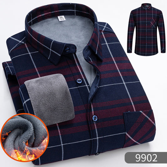 Warm men's shirts - Warmth and comfort - MATCHING MASTER