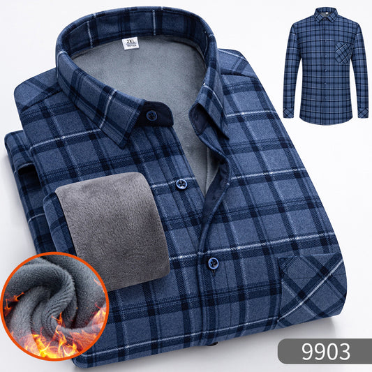 Warm men's shirts - Warmth and comfort - MATCHING MASTER