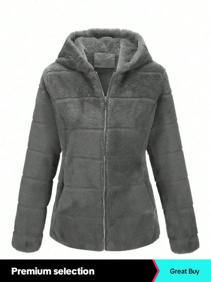 Ladies' Faux Fur Coat - MATCHING MASTER