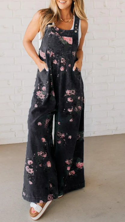 Ana™ Retro-Bloom Palazzo Jumpsuit