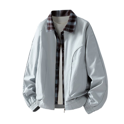 Harrington Faux Two-Piece Jacket