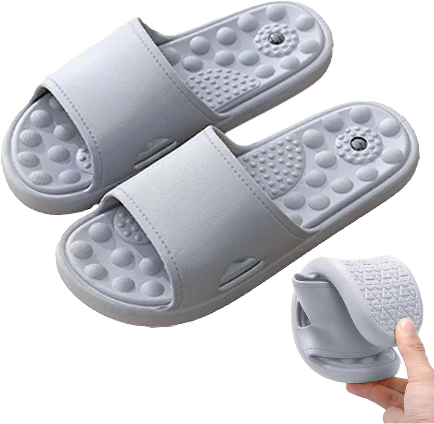 Reflexology Foot Massager Sandals - Circulation Slippers Reflexology Acupressures Sandals | Acupoint Stimulation Massage Slippers Shoes