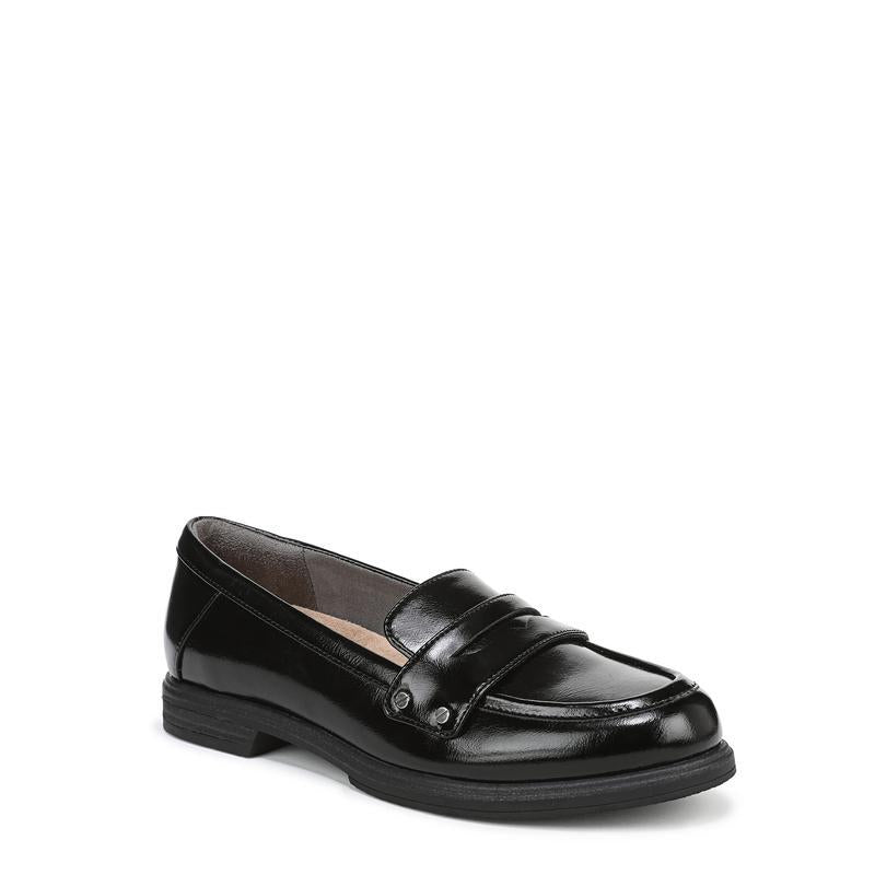Women's Hello Loafers — Slip-On Penny Loafers with Stacked Block Hee