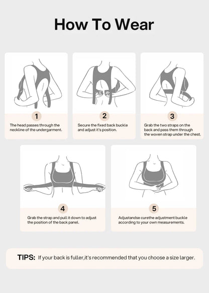 BundleWear™ TrueForm Posture Set | Front-Closure Wire-Free Bra & Underwear