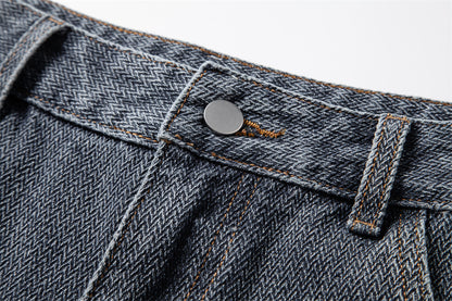 AIOPESON Denim Shorts ST0018 - BundleWear