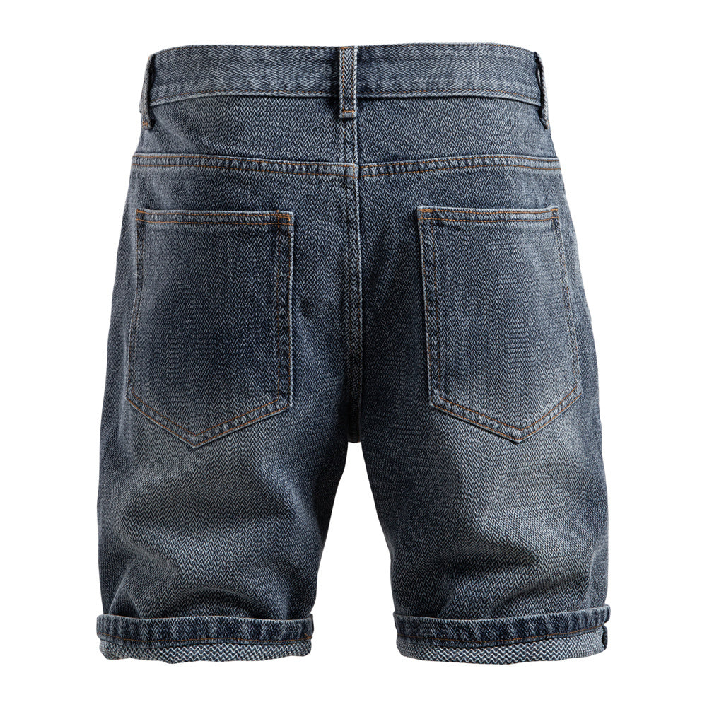 AIOPESON Denim Shorts ST0018 - BundleWear