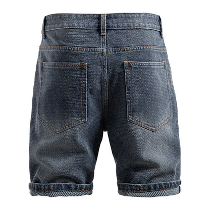 AIOPESON Denim Shorts ST0018 - BundleWear
