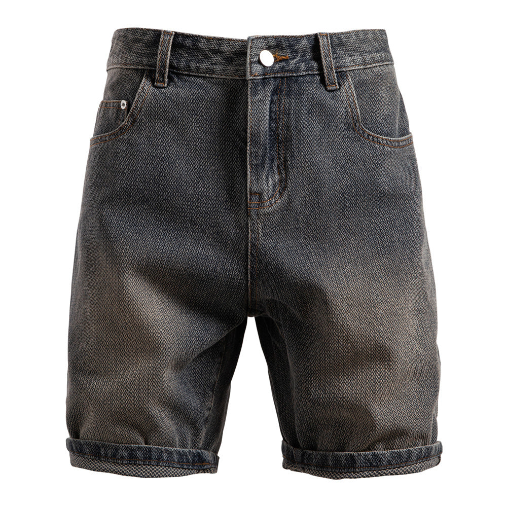 AIOPESON Denim Shorts ST0018 - BundleWear
