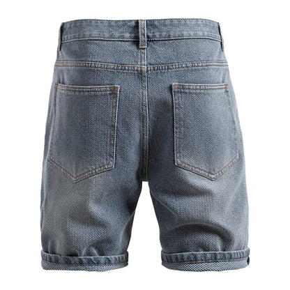 AIOPESON Denim Shorts ST0018 - BundleWear