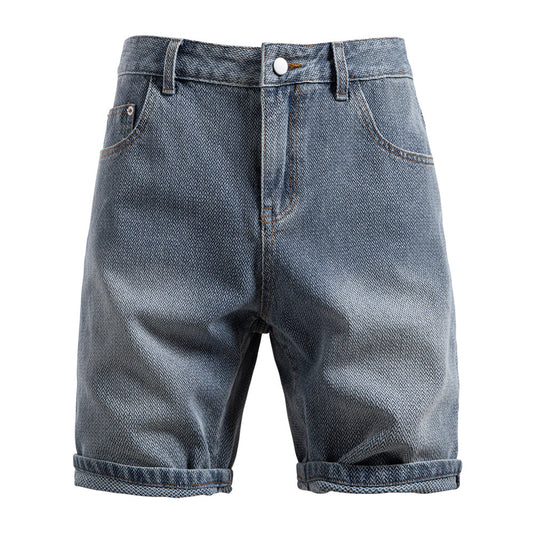 AIOPESON Denim Shorts ST0018 - BundleWear