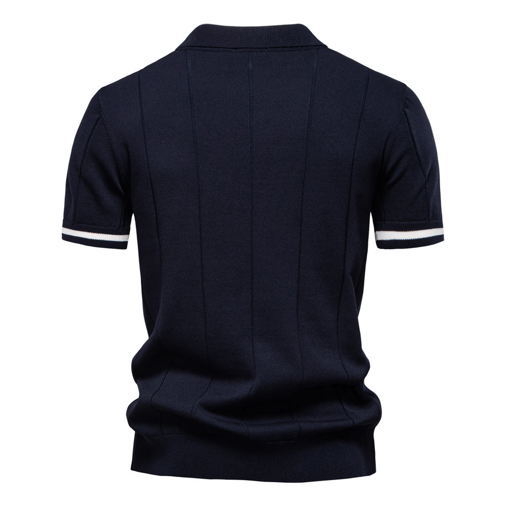 AIOPESON Knitted Polo PSD8037 - BundleWear