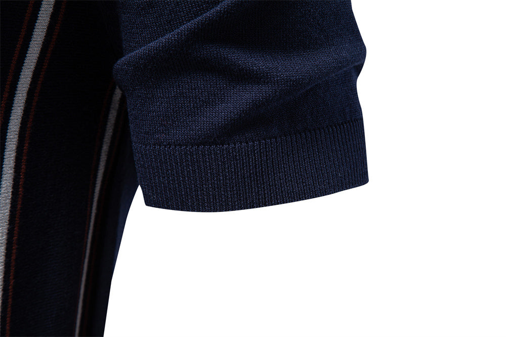 AIOPESON Knitted Short Sleeve Polo PSD8040 - BundleWear