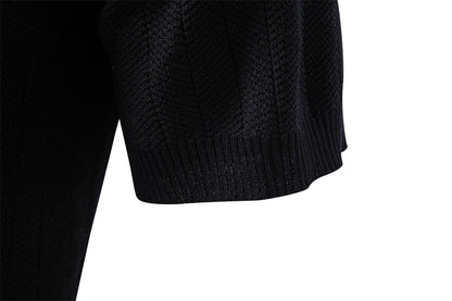 AIOPESON Knitted Short Sleeve Polo PSD8063 - BundleWear