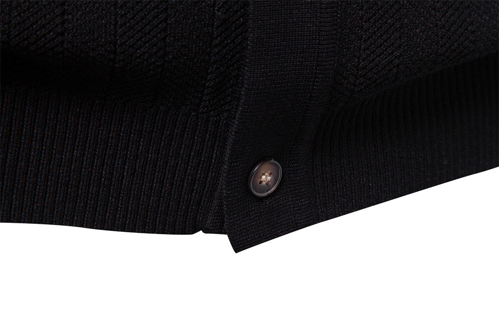 AIOPESON Knitted Short Sleeve Polo PSD8063 - BundleWear