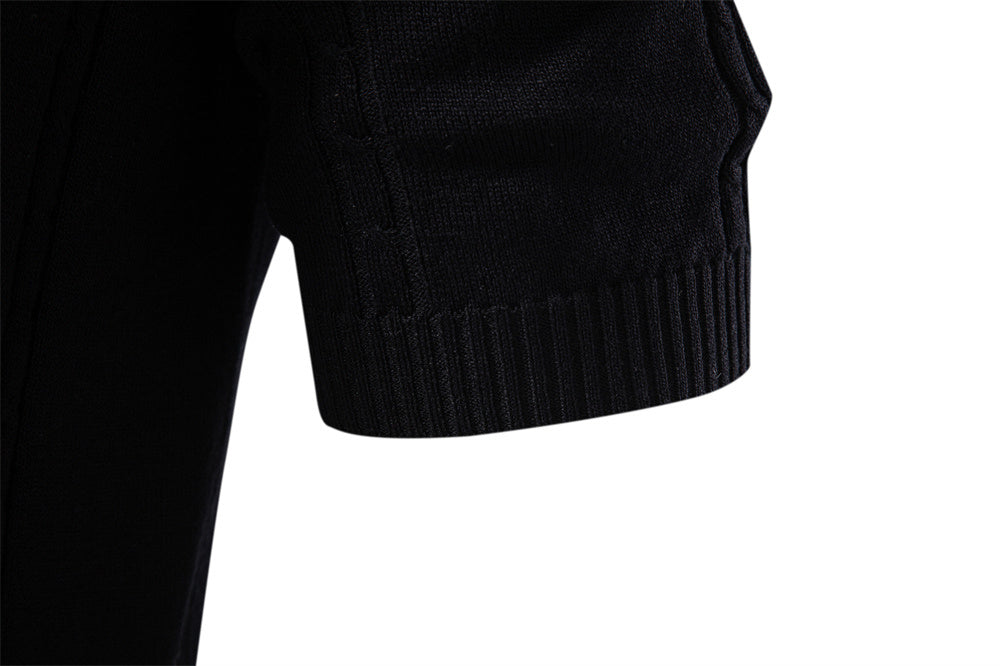 AIOPESON Knitted Short Sleeve Polo PSD8065 - BundleWear