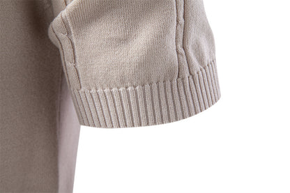 AIOPESON Knitted Short Sleeve Polo PSD8065 - BundleWear