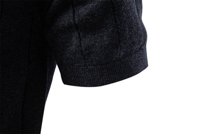 AIOPESON Knitted Short Sleeve T-Shirt PSM8503 - BundleWear