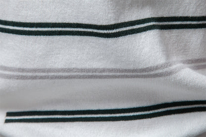 AIOPESON Knitted Short Sleeve T-Shirt PSM8509 - BundleWear