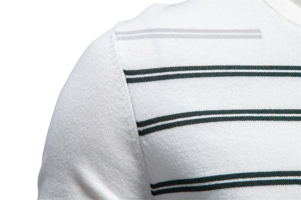 AIOPESON Knitted Short Sleeve T-Shirt PSM8509 - BundleWear