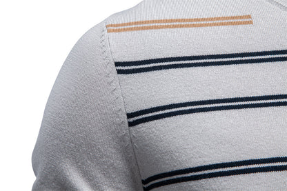 AIOPESON Knitted Short Sleeve T-Shirt PSM8509 - BundleWear