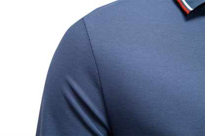 AIOPESON Long Sleeve Polo PL7015 - BundleWear