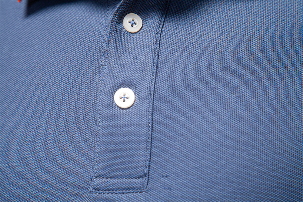 AIOPESON Long Sleeve Polo PL7015 - BundleWear