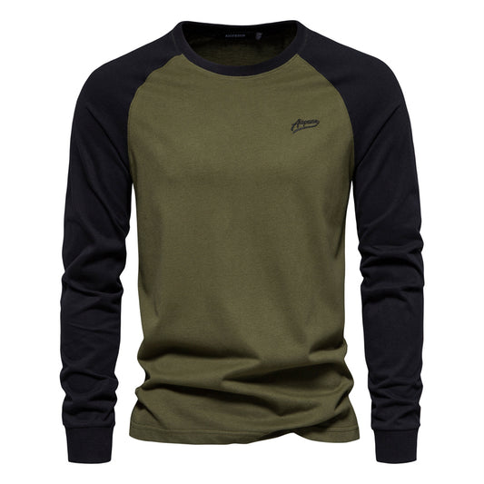 AIOPESON Long Sleeve T-Shirt TS2017 多颜色 - BundleWear