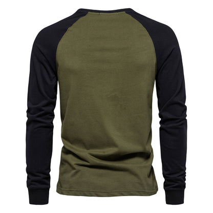 AIOPESON Long Sleeve T-Shirt TS2017 多颜色 - BundleWear