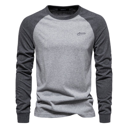 AIOPESON Long Sleeve T-Shirt TS2017 多颜色 - BundleWear