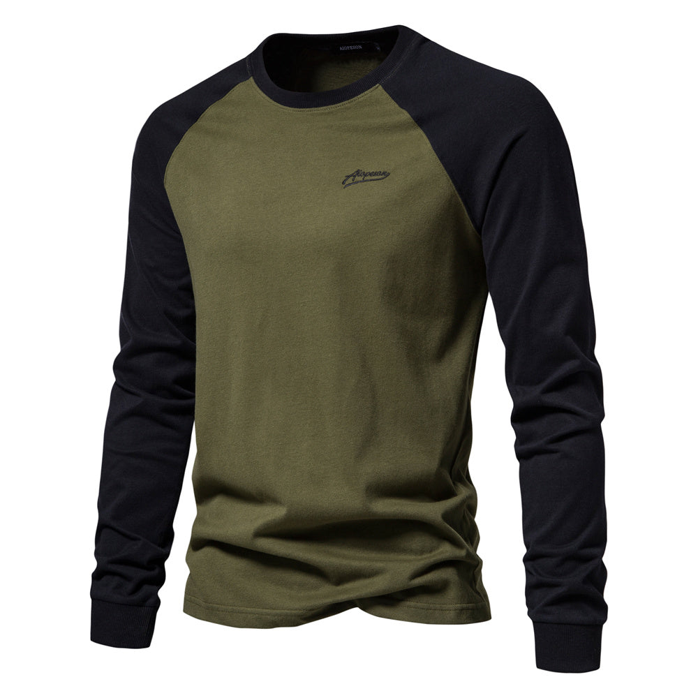 AIOPESON Long Sleeve T-Shirt TS2017 多颜色 - BundleWear