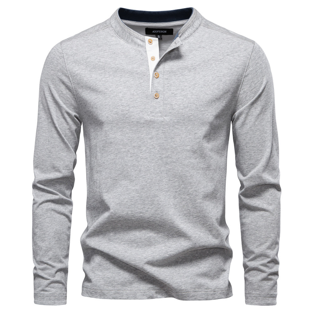 AIOPESON Long Sleeve T-Shirt TS9012 - BundleWear
