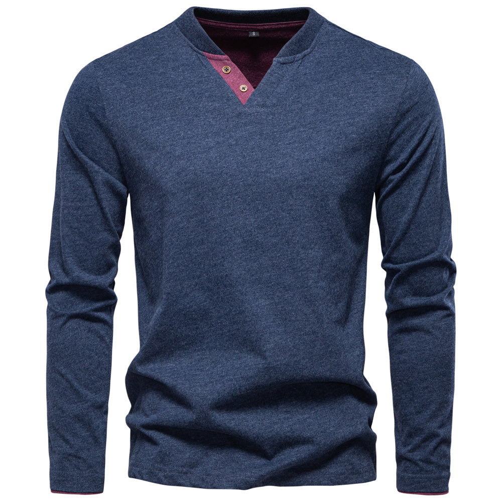 AIOPESON Long Sleeve T-Shirt TS9015 - BundleWear