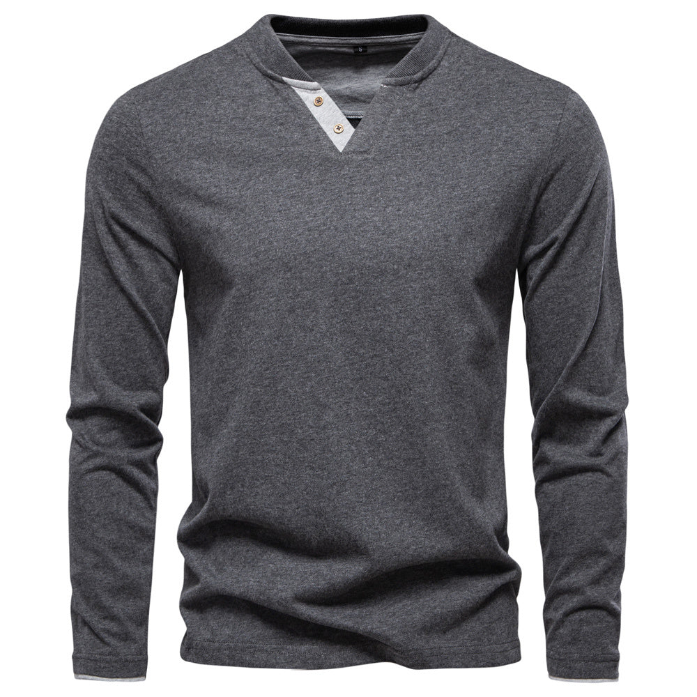 AIOPESON Long Sleeve T-Shirt TS9015 - BundleWear