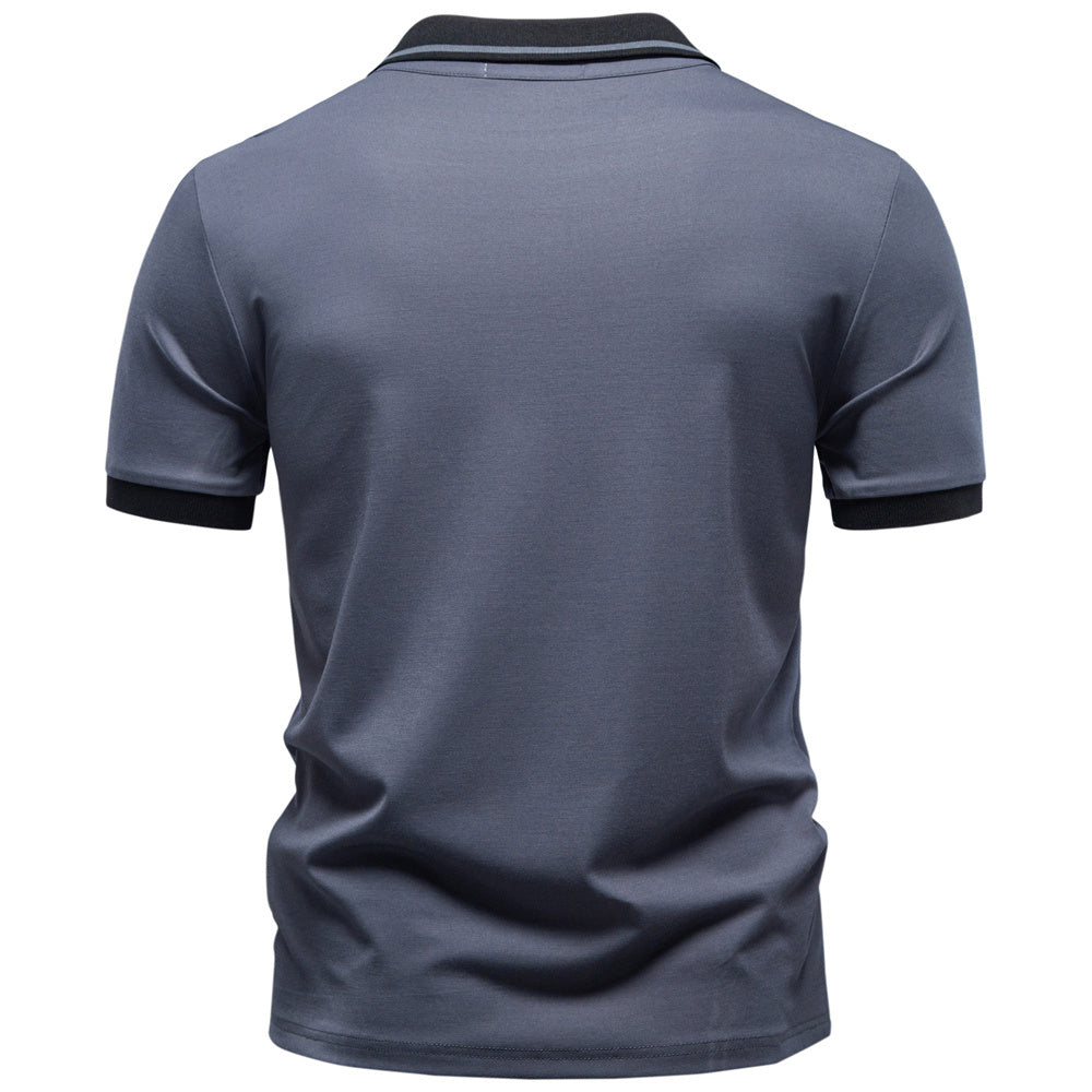 AIOPESON Short Sleeve Polo PL7021 - BundleWear